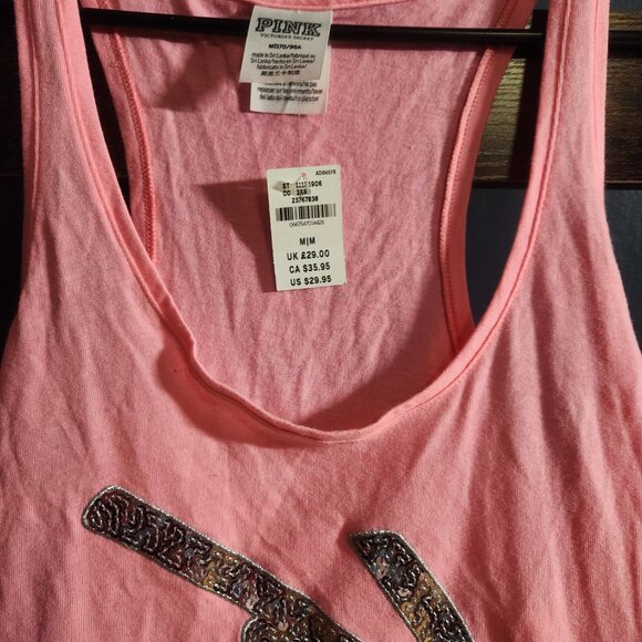 Pink Victoria's Secret Tank - Picture 3 of 3